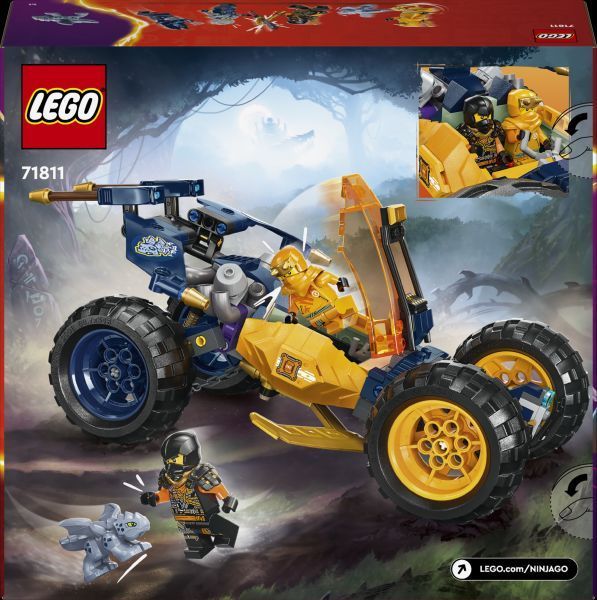 Конструктор LEGO NINJAGO Баггі для бездоріжжя ніндзя Арін 267 деталей з 8 років 71811 фото 2