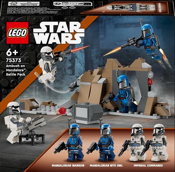 Конструктор LEGO Star Wars Бойовий комплект Засідка на Мандалорі 109 деталей з 5 років 75373 фото 2