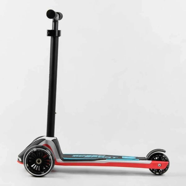 Самокат дитячий триколісний Best Scooter Speed&Sport MAXI до 70 кг синій з червоним HW-00308 фото 3