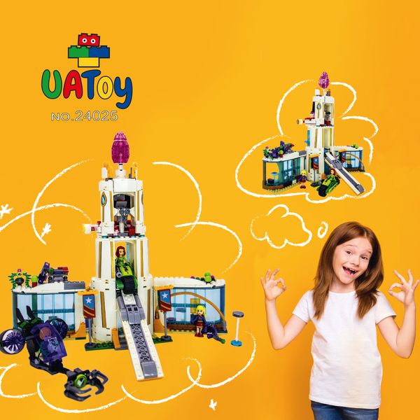 Детский конструктор UAToy "Супершкола" серия Девочки - Супергерои 749 деталей 24025 фото 6
