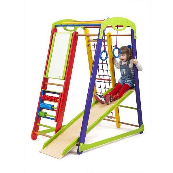 Спортивный уголок для детей дома Кроха 1 SportBaby (7 элементов) фото 4
