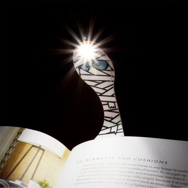 Детская закладка с LED фонариком FLEXILIGHТ 8 люм серии «Классика» - Мумия фото 6