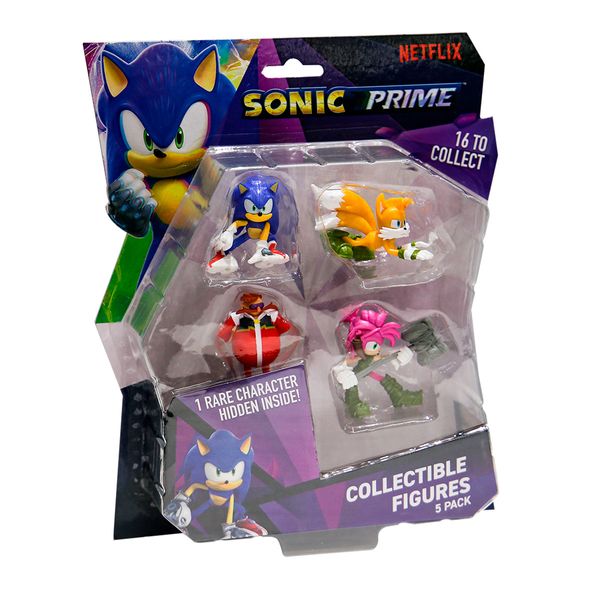 Набір ігрових фігурок Sonic Prime Пригоди Емі 5 фігурок 6.5 см фото 2