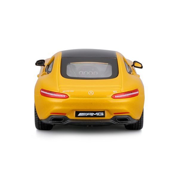 Колекційна модель автомобіля Bburago Mercedes-AMG GT, масштаб 1:32, жовтий металік 18-43065 фото 3
