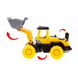 Игрушечный трактор с ковшом ТехноК 45 см желтый 6887 фото 3