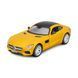 Колекційна модель автомобіля Bburago Mercedes-AMG GT, масштаб 1:32, жовтий металік 18-43065 фото 1