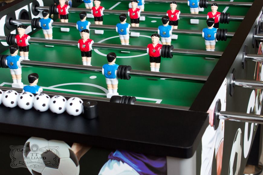 Игровой стол "Настольный футбол TORRES" на штангах со счетами деревянный с ножками 140х76 см фото 2
