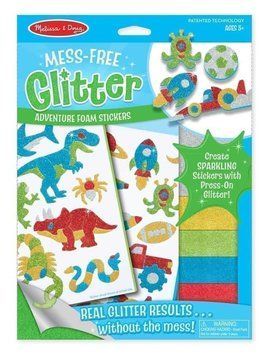 Аппликация со сверкающими наклейками "Glitter Art Приключение" Melissa & Doug MD19501 фото 1