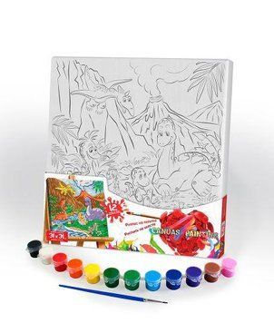 Розпис на полотні Danko Toys Canvas Painting Земля до початку часів 31х31 см фото 1