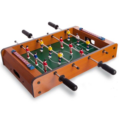 Ігровий стіл "Настільний футбол Orlando Mini" на штангах дерев'яний без ніжок 50х31 см фото 1