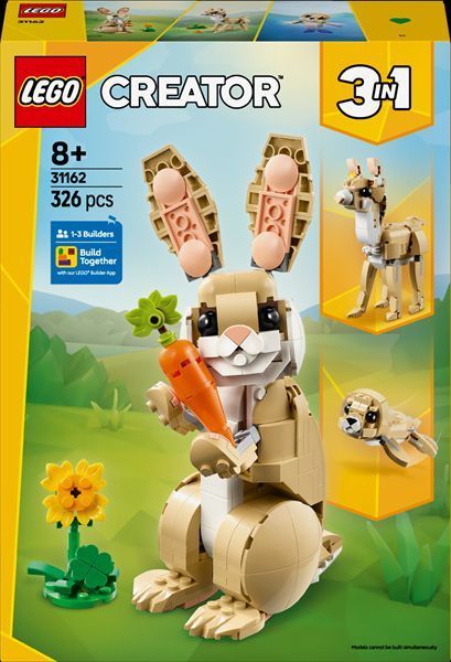 Конструктор LEGO Creator Чарівний кролик 3-в-1 326 деталей з 8 років 31162 фото 2