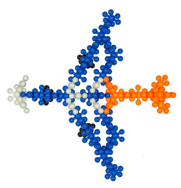 Конструктор Шестилисник (Сніжинка, Молекула) 40 шт 10 кольорів фото 8
