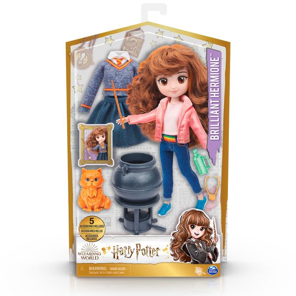 Колекційна лялька зі світу Гаррі Поттера Wizarding World: Герміона Делюкс (20 см) с аксесуарами фото 7
