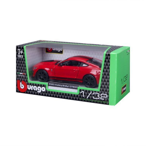 Колекційна модель автомобіля Bburago Ford Shelby GT500, масштаб 1:32, червоний 18-43050 фото 8