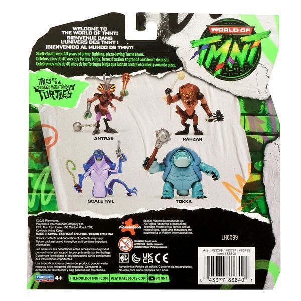 Игровая фигурка Черепашки-ниндзя TMNT Токка 11 см с функцией втягивания головы 83844 фото 4