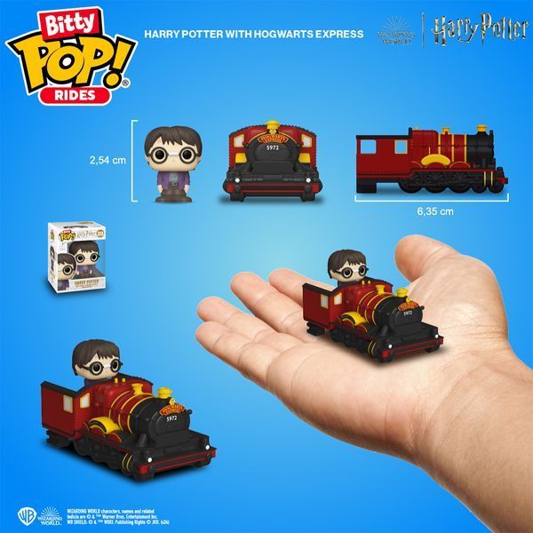 Набор BITTY POP! Ride Гарри Поттер Гарри Поттер и Хогвартский экспресс 2,5 см 83622 фото 3