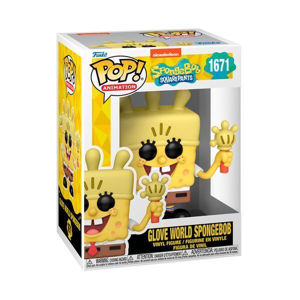 FUNKO POP! Игровая фигурка cерии "Губка Боб Квадратные Штаны" - Губка Боб с перчаткой - фонариком 9.6 см фото 3