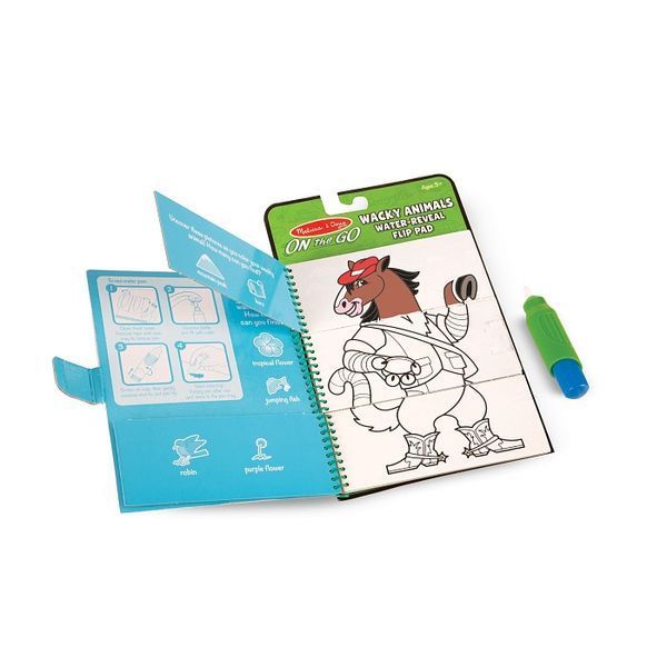 Волшебная водная раскраска Water WOW "Веселые животные" Melissa & Doug MD9464 фото 4