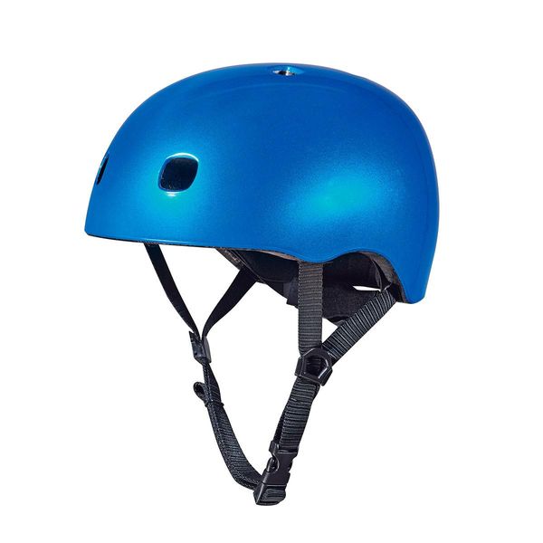 Защитный шлем премиум MICRO с LED габаритами размер S 48–53 cm Темно-синий фото 2
