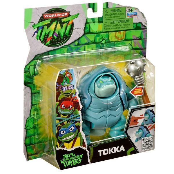 Игровая фигурка Черепашки-ниндзя TMNT Токка 11 см с функцией втягивания головы 83844 фото 3