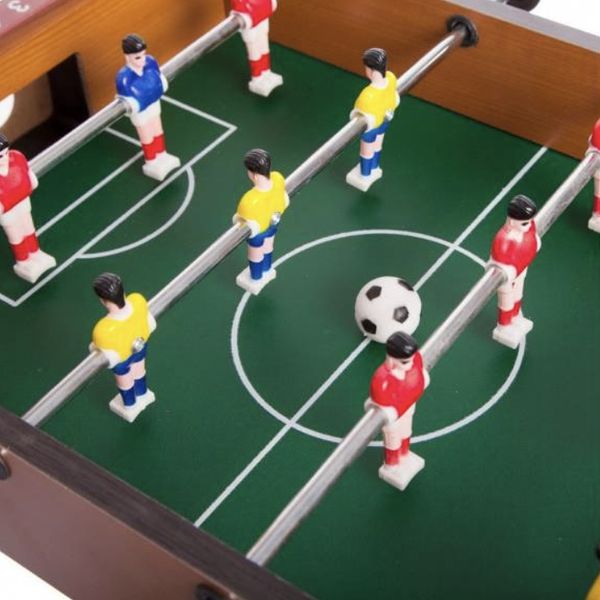Ігровий стіл "Настільний футбол Orlando Mini" на штангах дерев'яний без ніжок 50х31 см фото 5