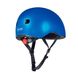 Защитный шлем премиум MICRO с LED габаритами размер S 48–53 cm Темно-синий фото 4