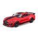 Колекційна модель автомобіля Bburago Ford Shelby GT500, масштаб 1:32, червоний 18-43050 фото 1