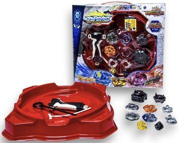 Набір бейблейдів з ареною Beyblade з пусковим пристроєм червона BY907A фото 1