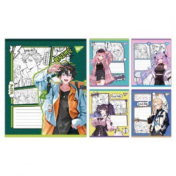 Набір учнівських зошитів Yes Anime teenagers формат А5, 18 арк. в клітинку 25 шт. 767981 фото 1
