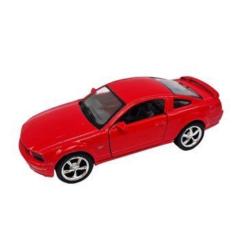 Іграшкова машинка Kinsmart Ford Mustang GT 2006, металева, масштаб 1:42, червона КТ5091 фото 1