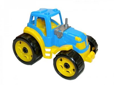 Игрушечный трактор ТехноК 25 см синий 3800 фото 1
