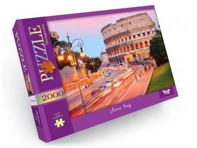 Пазли Danko Toys Рим: Італія 2000 елементів 94 х 68 см C2000-01-08 фото 1