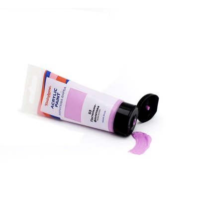 Художественная глянцевая акриловая краска BrushMe цвет "Пастельно-фиолетовая" 60 мл TBA60053 фото 1