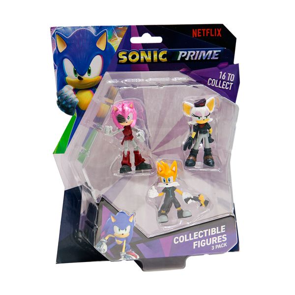 Набір ігрових фігурок Sonic Prime Ребел Руж, Тейлз, Рості Роуз 3 фігурки 6.5 см фото 2