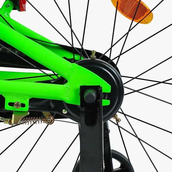 Велосипед двоколісний підлітковий 20" CORSO Tayger алюмінієва рама доп колеса зелений TG-67311 фото 7