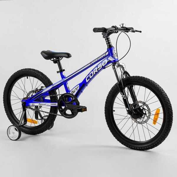 Велосипед підлітковий двоколісний 20" Corso Speedline синій MG-39427 фото 2