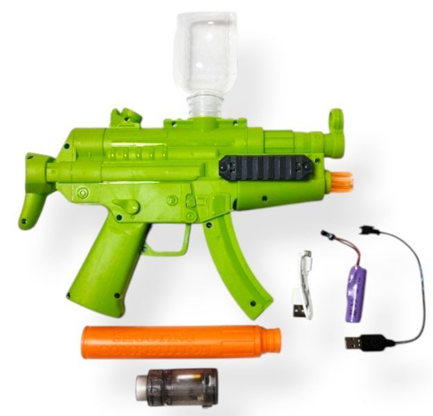 Потужний водяний автомат електричний ємний Water Gun ST212A зелений фото 3