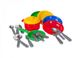 Набір іграшкового посуду ТехноК Маринка-10 18 предметів 1646 фото 1