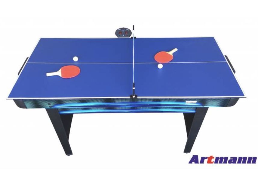 Ігровий стіл 2в1 "Аерохокей FLIP" з тенісною кришкою та аксесуарами 168х81 см фото 3