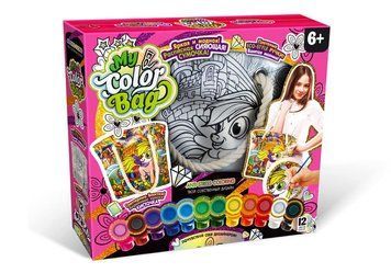 Набір для розфарбовування сумки Danko Toys My Color Bag Поні CОВ-01-04 фото 1