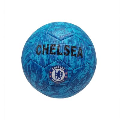 Футбольный мяч №5 Bambi Splash PVC диаметр 21 см Синий FB2257 фото 1