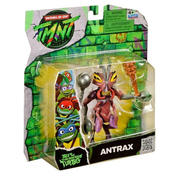Ігрова фігурка Черепашки-ніндзя TMNT Антракс 12 см з 2 аксесуарами 83840 фото 3