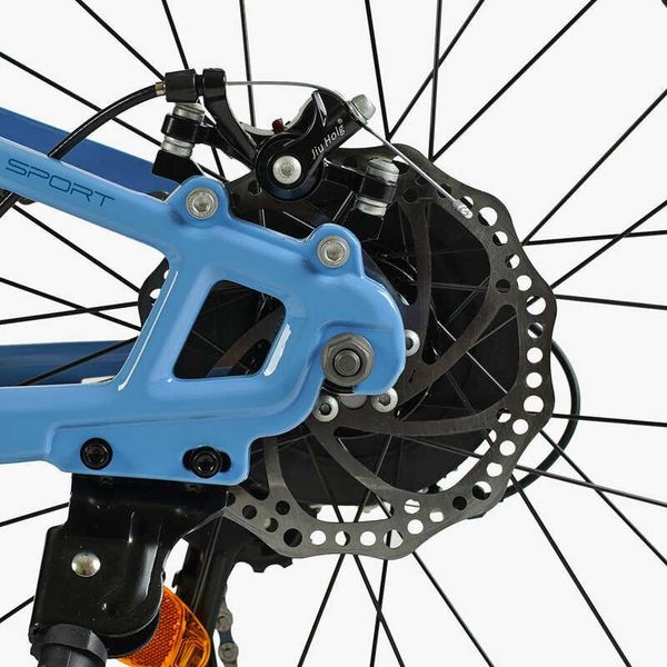 Велосипед подростковый двухколёсный 20" CORSO Next 7 скоростей магниевая рама синий NX-20110 фото 5