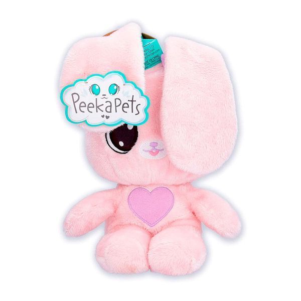 М'яка іграшка PEEKAPETS Рожевий кролик 28 см фото 7