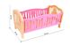 Кроватка для кукол ТехноК розовая 4517 фото 2