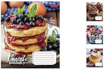 Учебные тетради в клетку на 24 листа 1Вересня Homemade cake, 20шт. 765869 фото 1