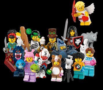 Фигурка-сюрприз для конструкторов LEGO Minifigures S27 9 деталей с 5 лет 71048 фото 1