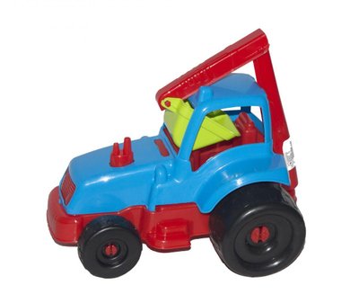 Іграшковий трактор-екскаватор Kinderway 25 см синій KW-07-710 фото 1