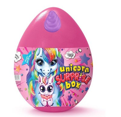 Яйцо - сюрприз Danko Toys Unicorn Surprise Box укр малиновый USB-01-01U фото 1