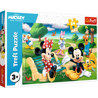 Пазли Trefl MAXI "Міккі з друзями" 24 елементи серії Disney 40х27 см 14344 фото 1